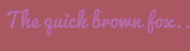 Image with Font Color B46AA7 and Background Color AA5864